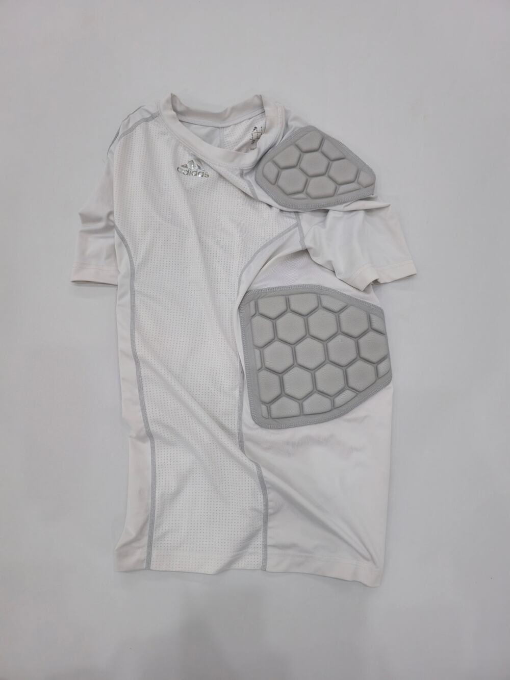 Adidas Techfit Padded Compression Shirt Mens Small Climacool Rib Chest Pads
